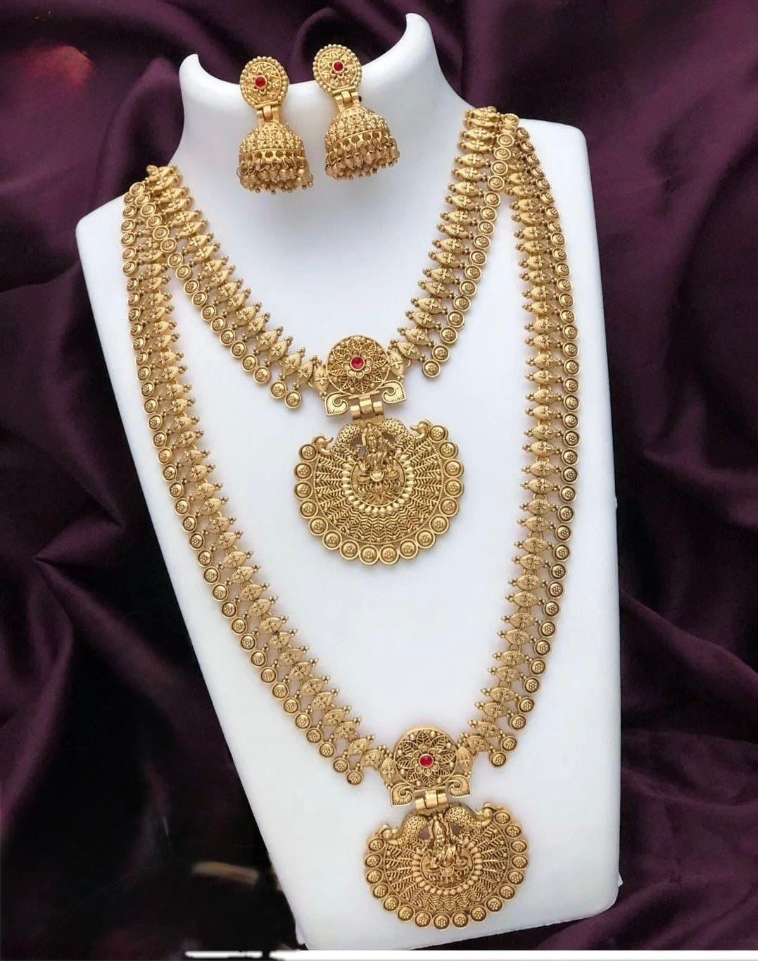 Sri Lakshmi Temple Bridal Set