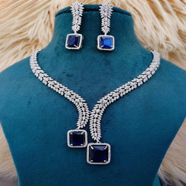 Sapphire Grace American Diamond Set