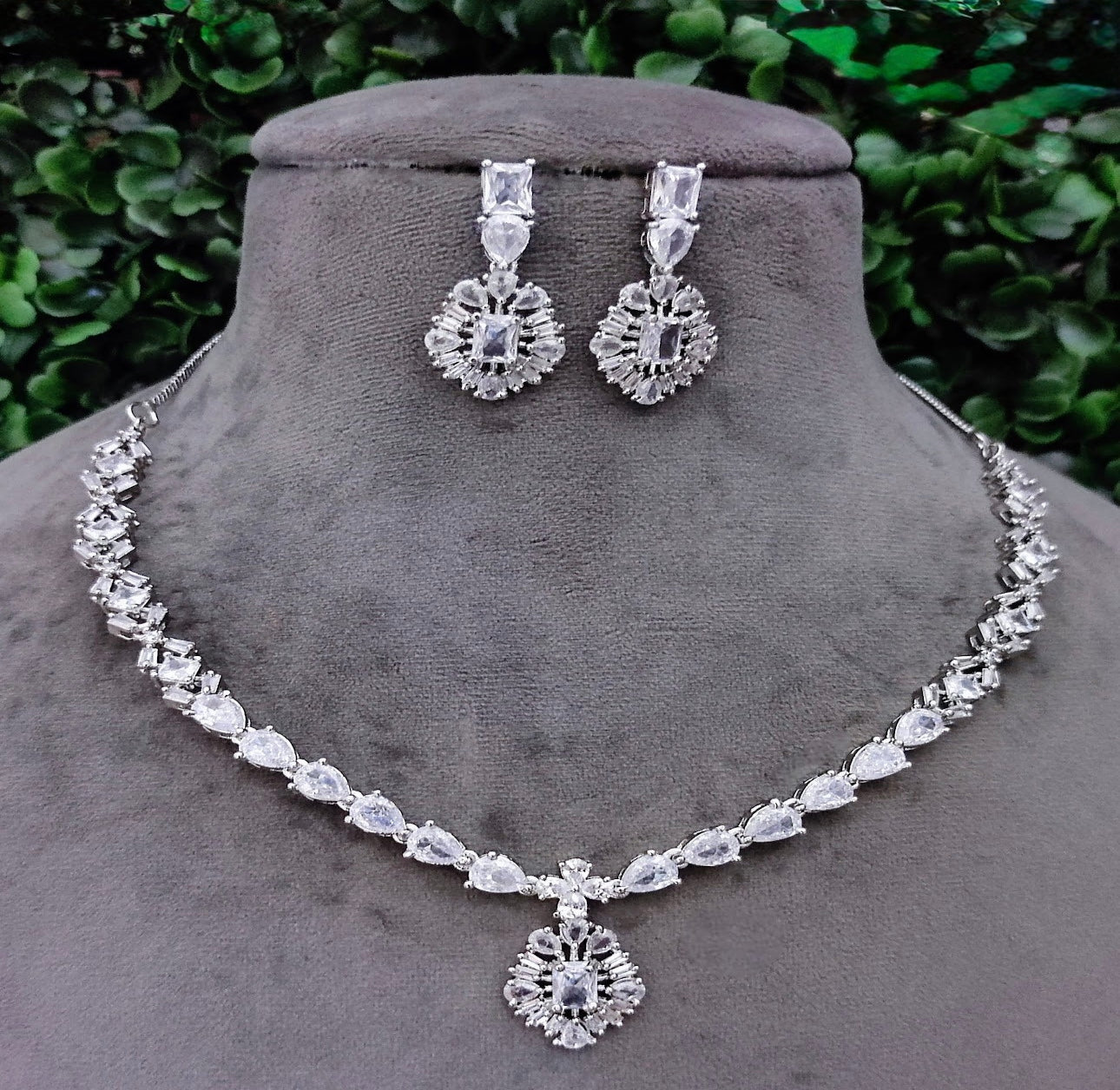 Radiant Elegance American Diamond Set